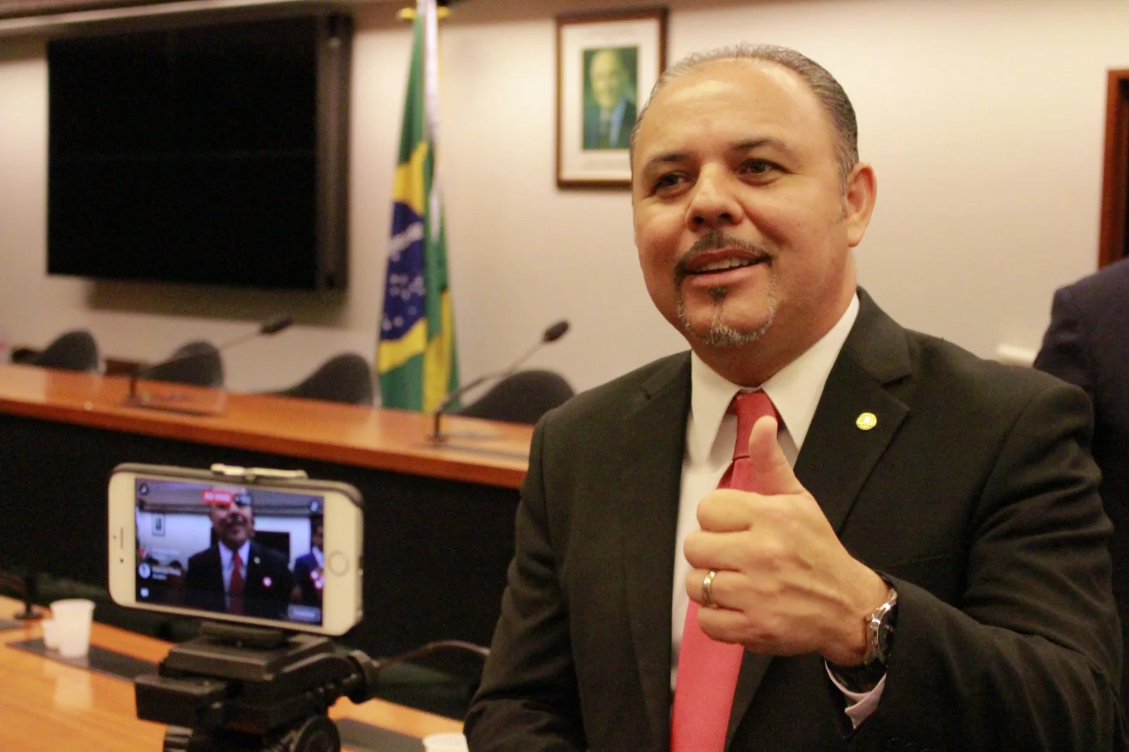 Flavinho durante sua atuação como deputado federal